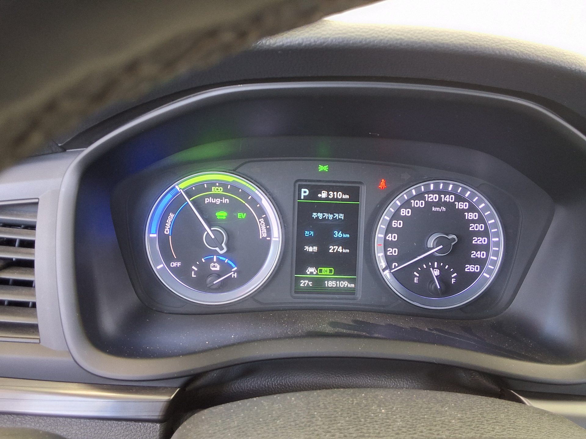 HYUNDAI LF SONATA NEW RISE HYBRID 2.0 P-HEV PREMIUM 2019 - zdjęcie 9