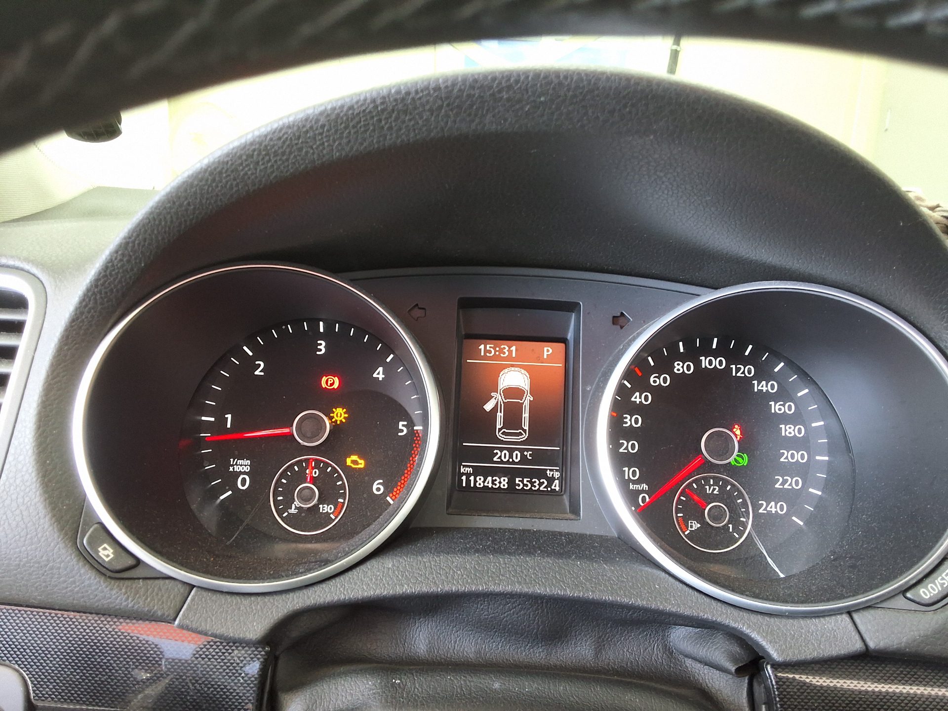 VOLKSWAGEN GOLF (6TH GEN) 2.0 TDI 2012 - zdjęcie 10