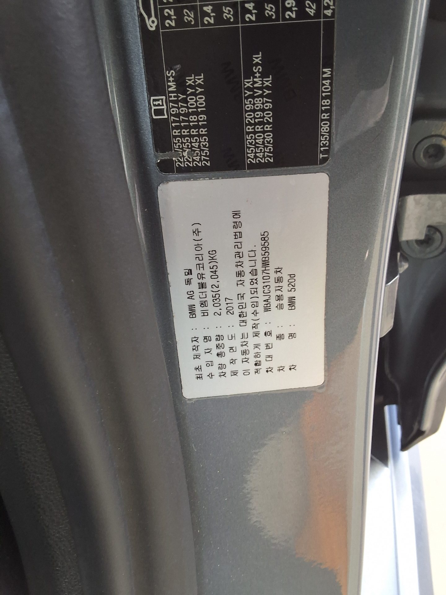 BMW 5 SERIES (7TH GEN) 520d M SPORT PACK PLUS 2017 - zdjęcie 17