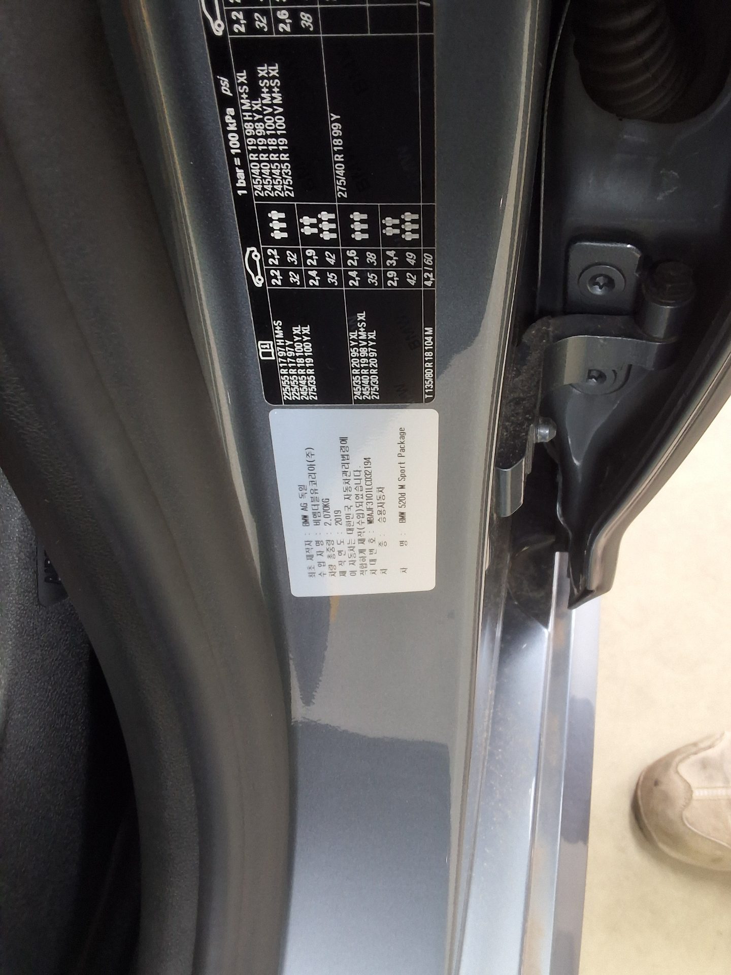 BMW 5 SERIES (7TH GEN) 520d M SPORT PACK PLUS 2020 - zdjęcie 17