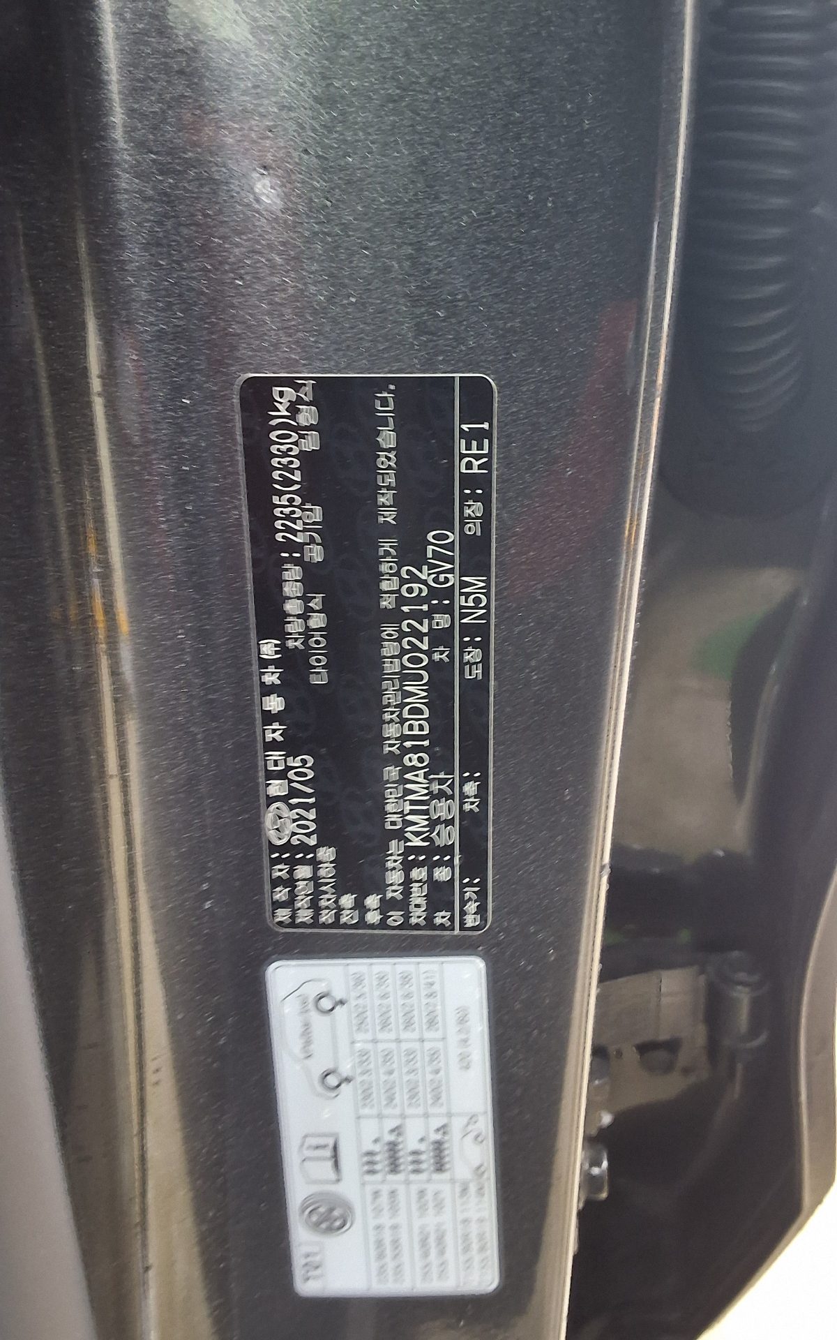 2021 - genesis gv70