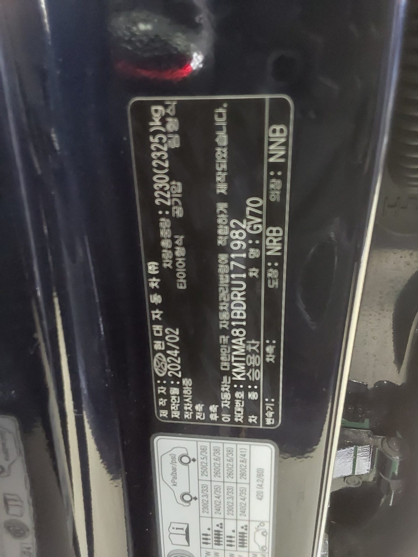 2024 - genesis gv70