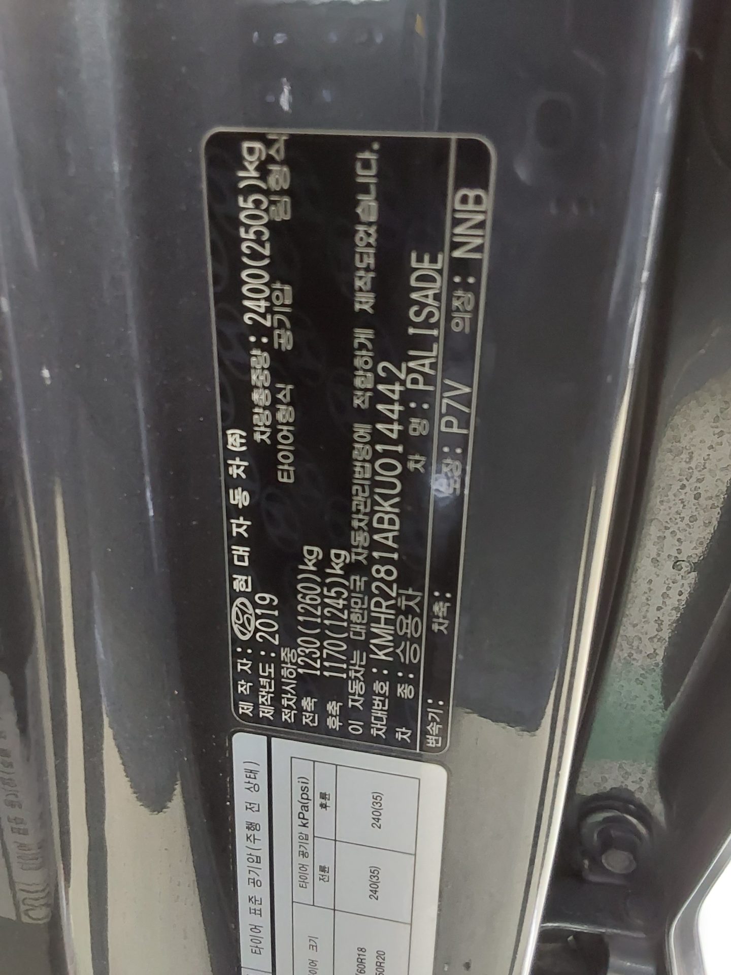2019 - hyundai palisade