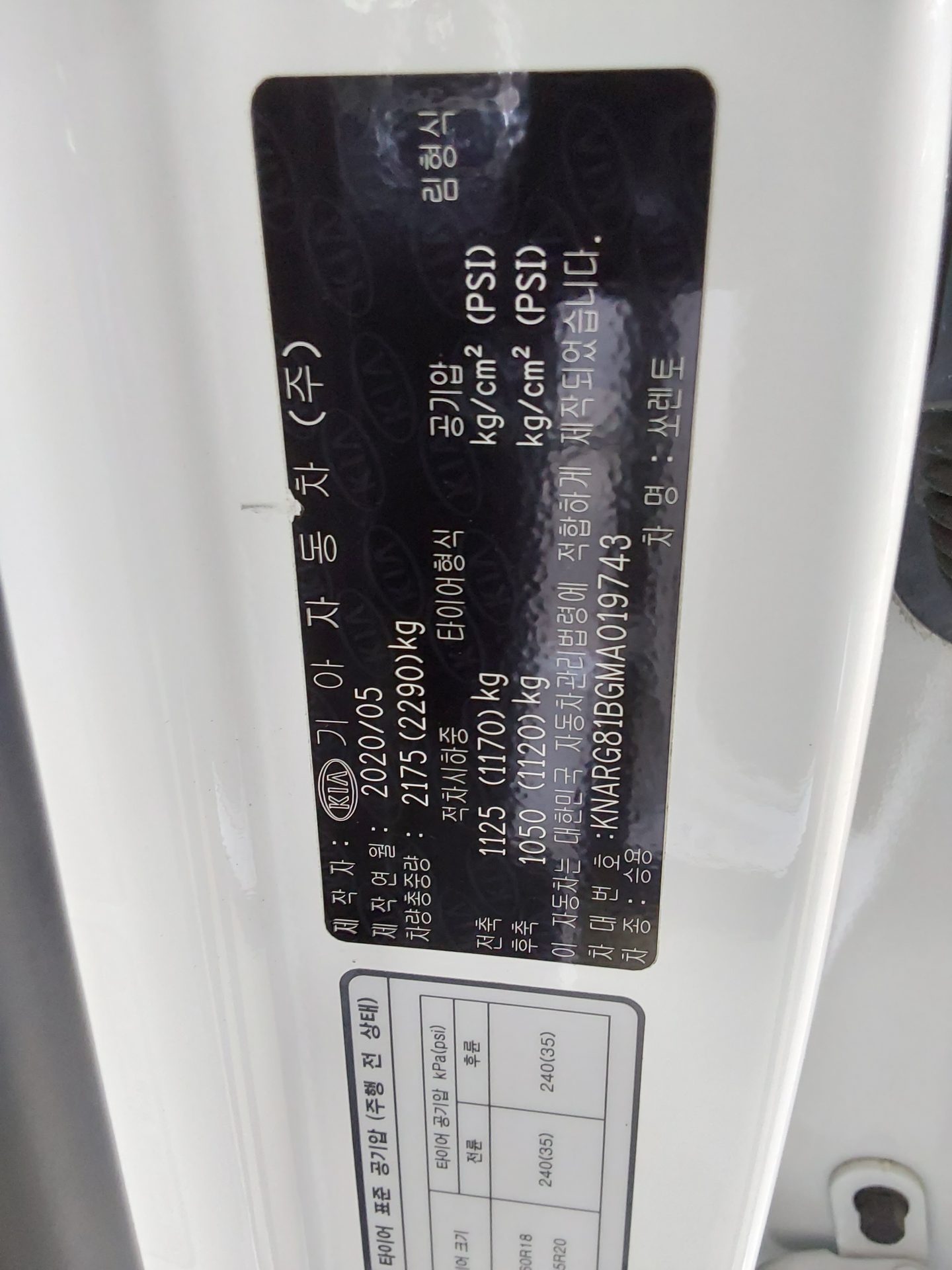 2021 - kia sorento