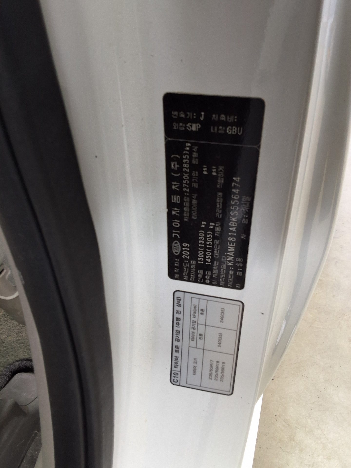 2019 - kia carnival