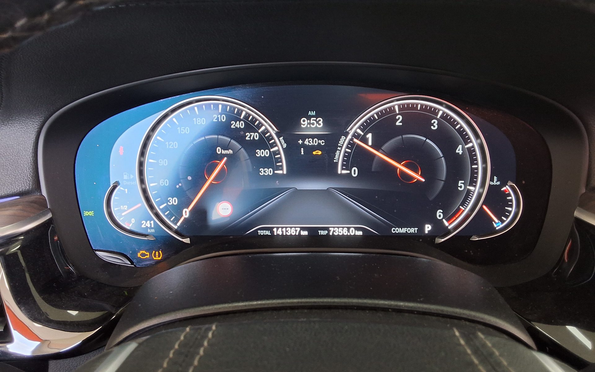 بي إم دبليو 5 Series (7Th Gen) 520D إكس درايف M Sport Pack بلس 2017 SPORT PLUS