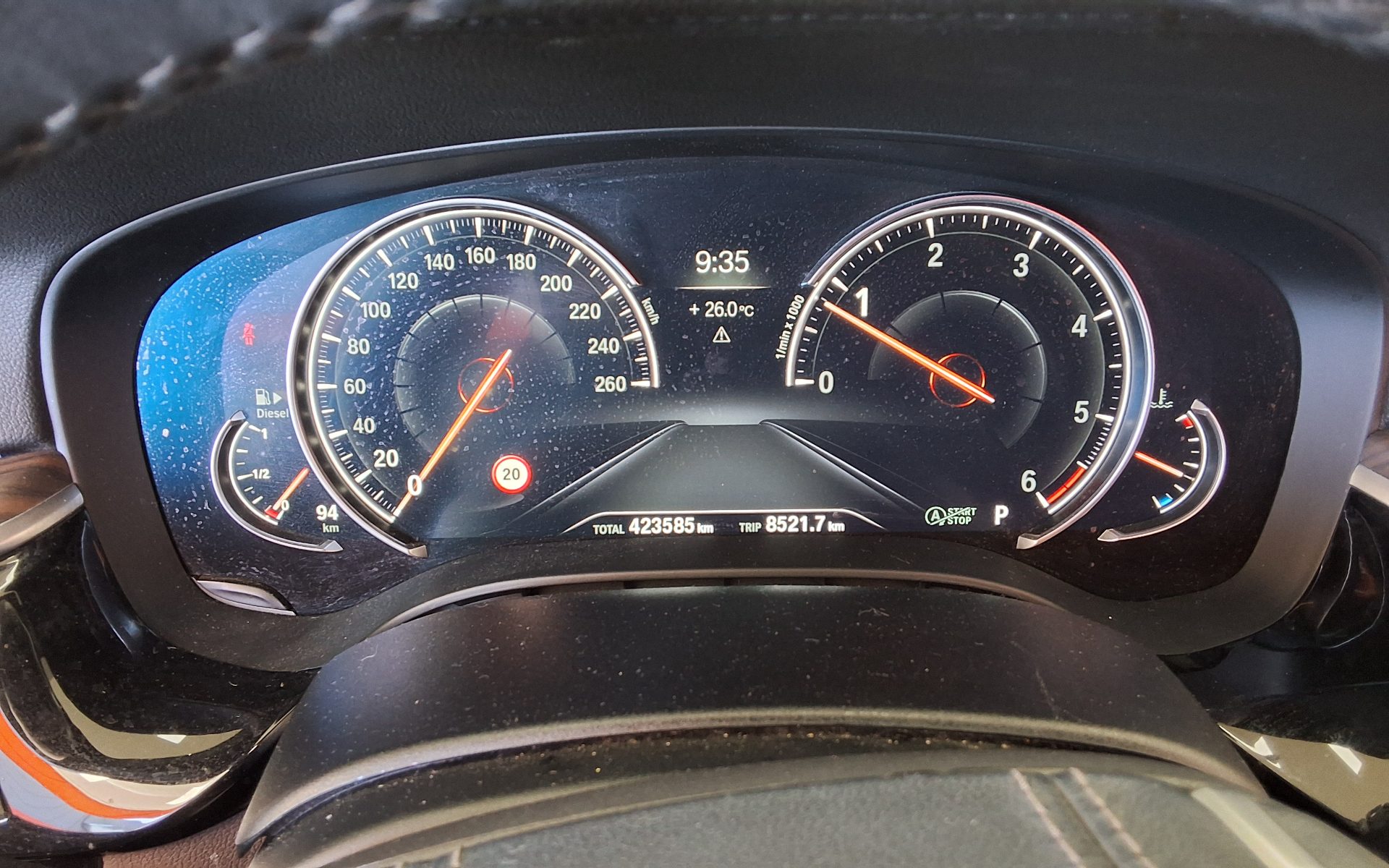 بي إم دبليو 5 Series (7Th Gen) 520D إكس درايف M Sport Pack بلس 2017 SPORT PLUS